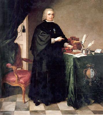 Antonio Carnicero Portrait of Pedro Rodreguez de Campomanes oil painting image